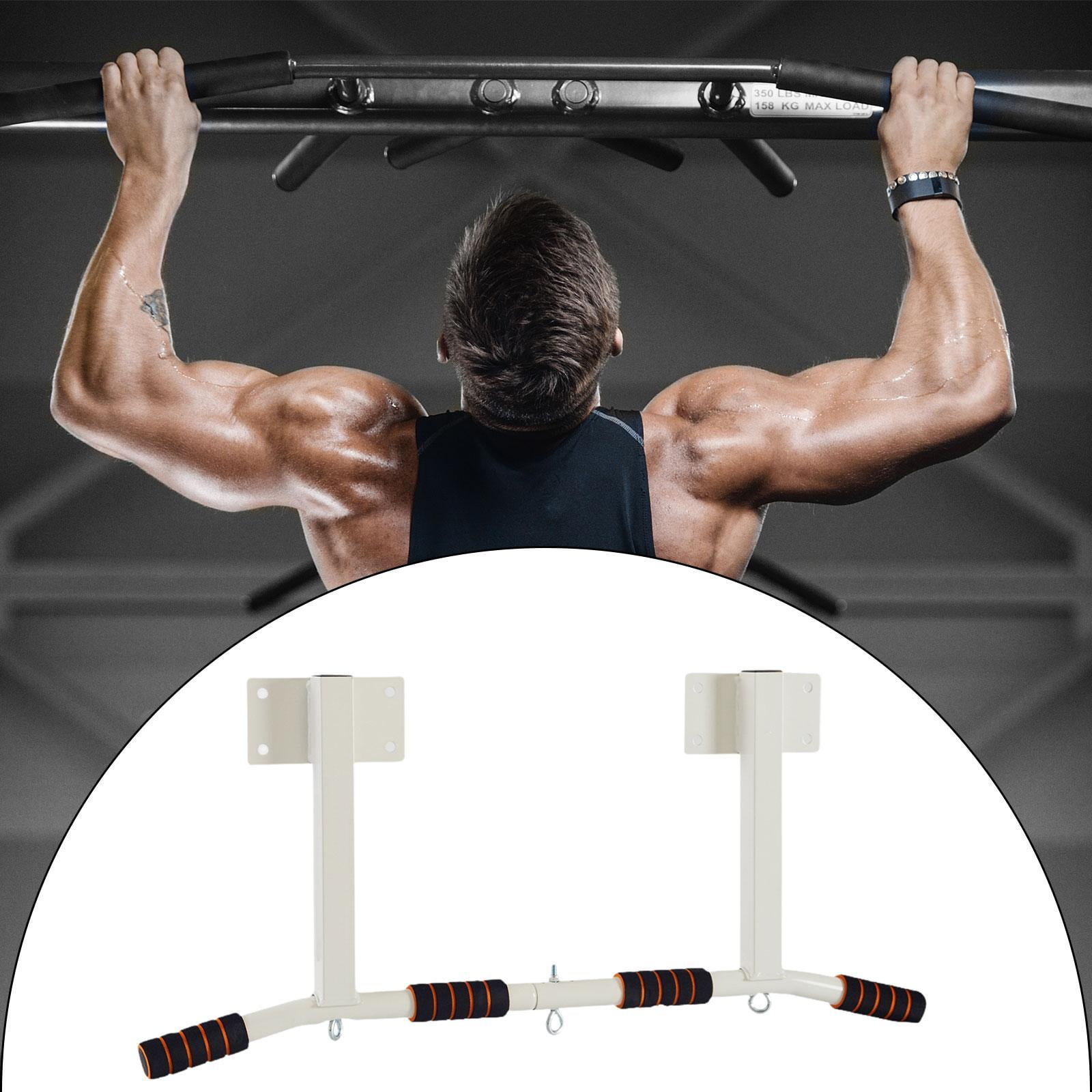DimyFew Pull-up Device Frame Bar Multipurpose Easy Installation Fixed Fitness Single White