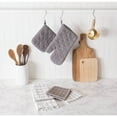 thumbnail image 2 of Gray Terry Oven Mitt (Set of 2), 2 of 6