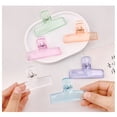 thumbnail image 5 of Clear Acrylic Paper Clip, Ngxiha Clear Binder Clips Acrylic Paper Clamp for Food Bag Photo File Receipt Drawing Board Kitchen Use Binder Clip, 5 of 5