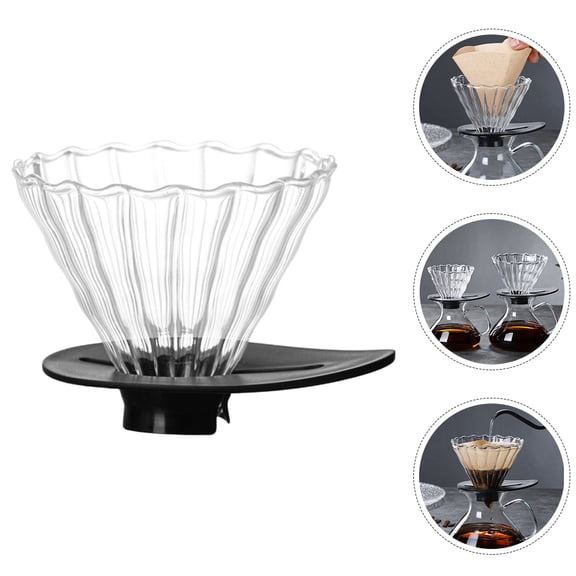 jojofuny Glass Coffee Dripper Assorted Color For Coffee Lovers 1Pcs 4.9In
