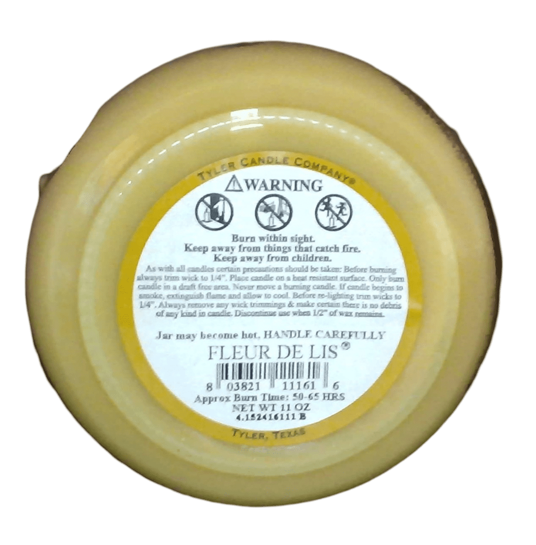 Tyler Candle Company - Fleur De Lis - 11oz jar candle - with Tyler matches