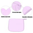 thumbnail image 3 of Unique Bargains 4pcs Makeup Removal Cleaning Cloth Towels for Most Skin Type Purple 8"x8", 3 of 7