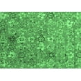 thumbnail image 1 of Ahgly Company Indoor Rectangle Abstract Emerald Green Contemporary Area Rugs, 7' x 10', 1 of 4
