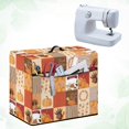 thumbnail image 4 of HELLHERO Sewing Machine Dust Cover Thanksgiving Patchwork Design Stylish Easy Storage, 4 of 8