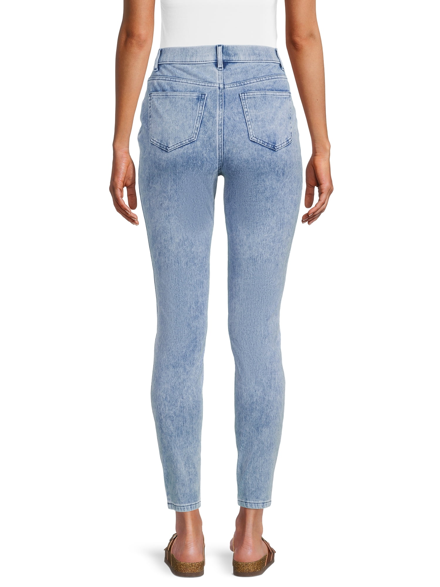 Time and Tru Women's High Rise Jeggings, Sizes XS-3XL