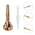 thumbnail image 6 of Yuan 1 Set/2PCS 3C Trumpet Mouthpiece with Mouthpiece Brush Instrument Supply, 6 of 7