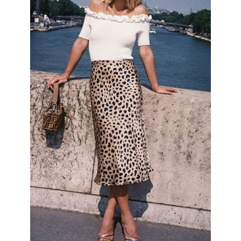 Bodycon cheetah skirt online