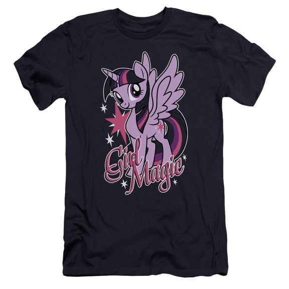 My Little Pony Tv - Girl Magic - Premium Slim Fit Short Sleeve Shirt - Large