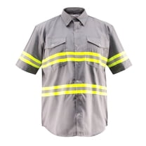 Premium High Visibility Hi Vis Reflective Safety Work Shirts - Half ...