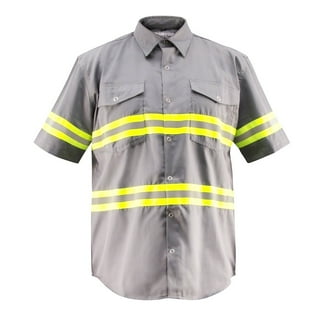 Premium High Visibility Hi Vis Reflective Safety Work Shirts - Full ...