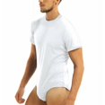 thumbnail image 6 of INCERUN Men's Short Sleeve Leotard Bodysuits Romper Brief Tops, 6 of 7