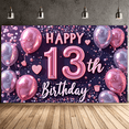 thumbnail image 5 of Colorful Design Happy Birthday Banner Stars Pattern Balloon Decoration Party Backdrop for Teenage Party Celebration Indoor Decoration Event, 5 of 7
