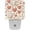 Multi-colored 2, variant on PhooArto Teeth and Dots Pattern Plug in LED Night Light Auto Sensor Dusk to Dawn Decorative Night for Bedroom, Bathroom, Kitchen, Hallway, Stairs, Baby's Room, Energy Saving