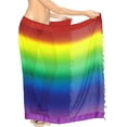 thumbnail image 3 of HAPPY BAY Swimsuit Swim Cover up Long Women's Beachwear Summer Pool Beach Wraps Skirt Swimwear Coverups Bikini Cover-ups One Size Indigo, Plain, 3 of 5
