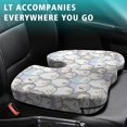 thumbnail image 4 of Premium Penguin Pattern Memory Foam Seat Cushion Ergonomic Chair Pad for Office Chair, Car, Airplane & Bleachers Sciatica, Tailbone Hip & Back Pain Relief - Chair Cushion for Long Office Workers., 4 of 5