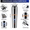 thumbnail image 2 of Rasuradora Electrica Afeitadora Kit 6 En 1 Barba Cabello Nariz Cuerpo Shaver Recargable Cortadora B-0713 Silver, 2 of 4