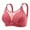 Pinks-a, variant on Sleep Bra Women No Underwire Bra Feature V-Neck Wire-Free Bra Style W-1612 Purple XL