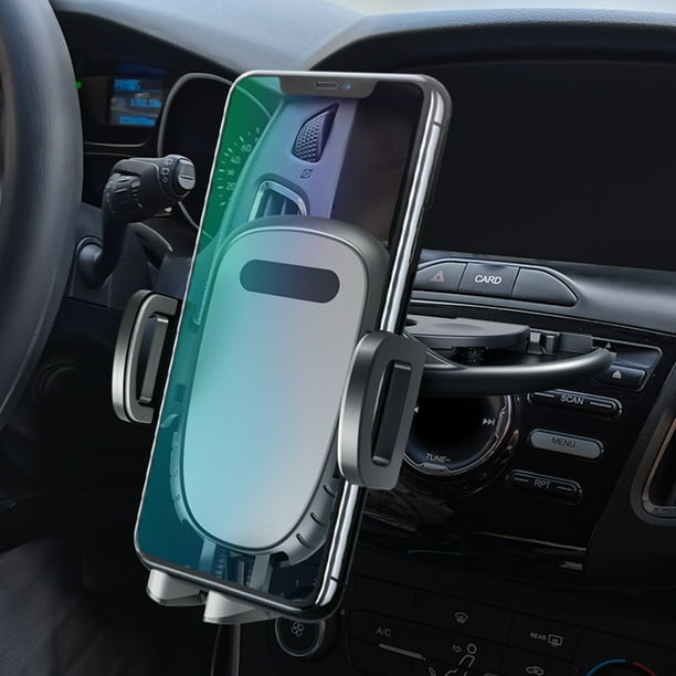 Soporte para teléfono de coche, súper estable, mejorado, con gancho, para teléfono celular, compatible con todos los teléfonos inteligentes, clip para teléfono móvil.