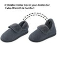 thumbnail image 2 of VONMAY Men's Fuzzy Slippers Boots Memory Foam Booties Comfy House Shoes Indoor Outdoor, 2 of 5