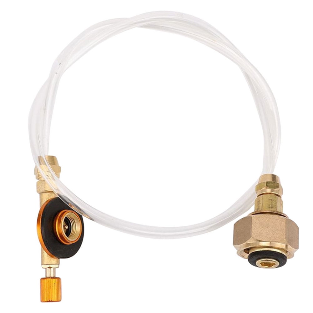Gas Hose Connector Kit, Durable Propane Hose Adapter for Flat Gas Tank