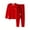 Red, variant on LIaqionyy Toddler Pajamas Sets Boys Girls Thermal Underwear Set Unisex Kids Long Sleeve Tops and Pants Fleece Warm Sleepwear Sets 2-13Y