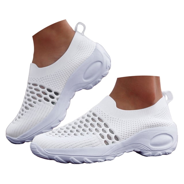 Fsqjgq Chaussures de Marche et de Course pour Femmes Espadrilles de Randonnée Élégantes Chaussures pour Femmes Espadrilles Décontractées pour le Gym