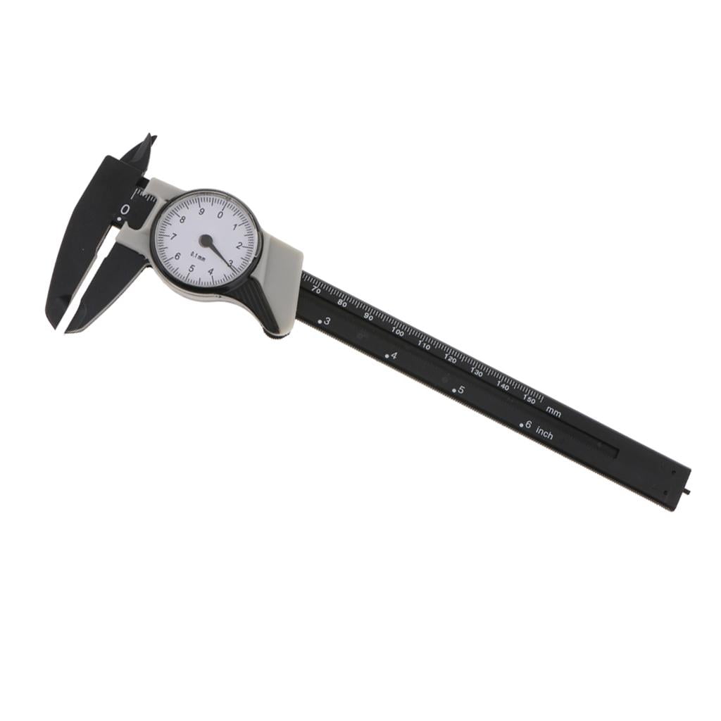 150mm 6inch Vernier Dial Caliper 0.01mm High Precision External And