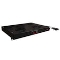 thumbnail image 4 of Rack Mount Fan - 4 Fans Server Cooling System - 1U 19" Rackmount Cabinet Panel w/Adjustable Temperature Control (Heat Monitor - Digital Display) Alarm, 4 of 5