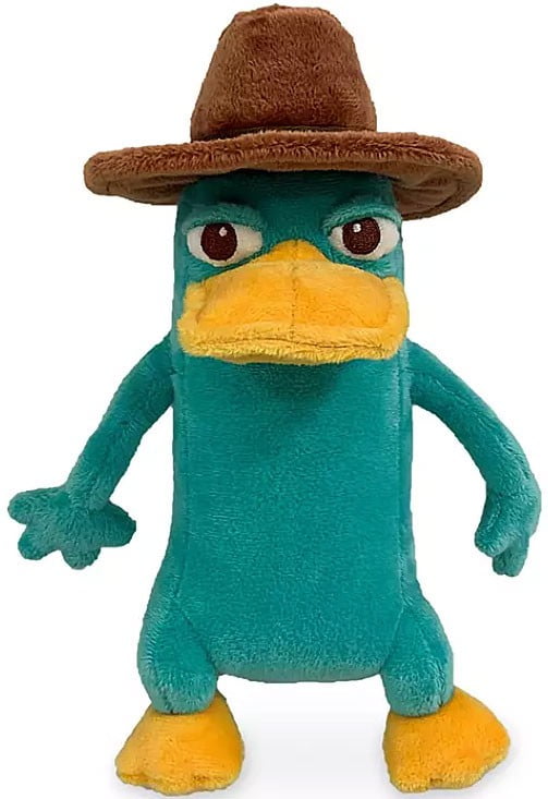 DISNEY WORLD Parks 13" Plush PHINEAS & FERB PERRY Platypus Stuffed Toy Laying Lg 