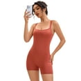 thumbnail image 4 of DARING DIVA Shapewear Bodysuits Rompers Sleeveless Jumpsuit S Light Brown, 4 of 5