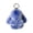 Blue, variant on Bunny Keychain Keychain with Tin, Handmade Soft Bunny PomPom Charms for Easter Birthday Gift