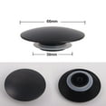 thumbnail image 5 of Yannee Matte Black Basin Waste Pop Up Bathroom Sink Push Button Click Clack Plug Basin Waste Sink Plug 66mm （2 Pcs）, 5 of 9