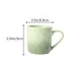 thumbnail image 3 of Taza de cerámica degradada | Taza de desayuno estilo crema | Color de esmalte personalizable | Diseño apilable que ahorra espacio | Colores variados: amarillo, verde, morado, azul | 13x9x8.9cm | 1, 3 of 6