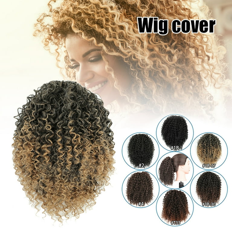 2 inch afro wig top