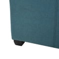 thumbnail image 4 of Noble House Lomita Dark Teal Fabric Storage Ottoman, 4 of 10
