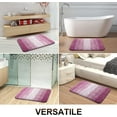 thumbnail image 5 of Luxury Bathroom Rug Mat 20x30, Extra Soft and Absorbent Microfiber Bath Rugs, Non-Slip Plush Shaggy Bath Carpet, Machine Wash Dry, Bath Mats for Bathroom Floor, Tub and Shower, Purple, 5 of 12