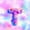 Pink Purple T, variant on meiyoeat Flower Butterfly Initial Rainbow Twin Duvet Cover, Watercolor Galaxy Stars Twin Bedding for Girls, Colorful Star Reversible, 2-Piece, 1 Duvet Cover and 1 Pillowcase