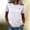 White, variant on Harpily Sun Protection Athletic T-Shirts Lightweight Silky Polyester Moisture Wicking Loose Running Swim Rash Guard Tops