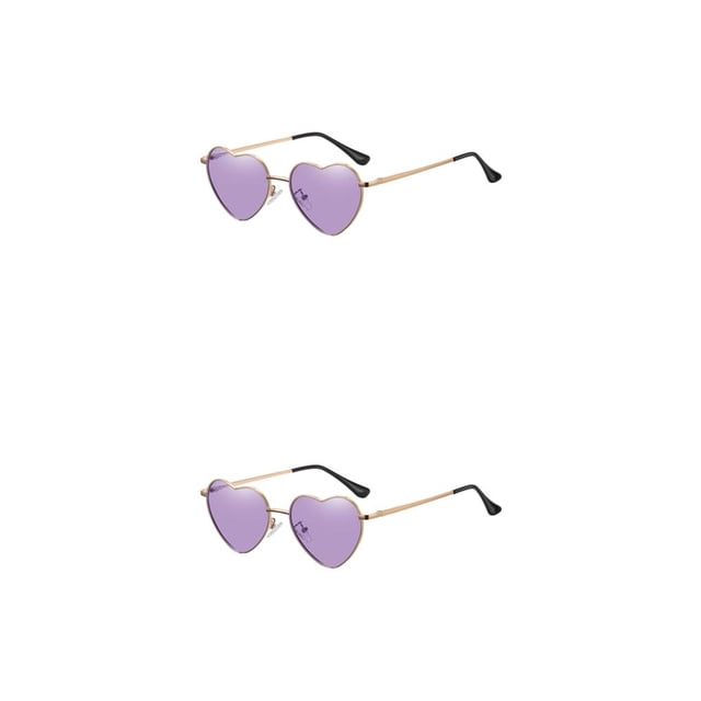 Sonducket Llamativas gafas de sol en forma de corazón con almohadillas nasales de silicona antideslizantes Lente Tac para cualquier ocasión Type4 NO4