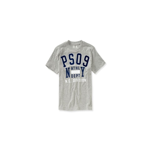 Aeropostale Boys PS09 Athletic Embellecido playera, gris, 5
