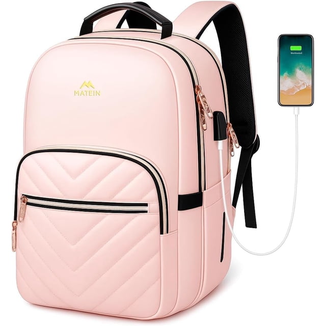 Mochila MATEIN resistente al agua 42x29x20 cm con puerto USB