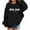 Black, variant on New York Sweatshirts for Girl 2025 Long Sleeve Crewneck Casual Graphic Sweatshirt Kids Pullover Tops