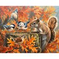 thumbnail image 1 of Diamond Painting 5D Cgtredaw Kit de Rhinestone Squirrel Bird Full Round Drill, 1 of 9
