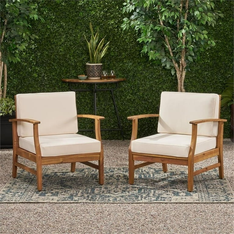 Perla outdoor acacia wood club chair hotsell