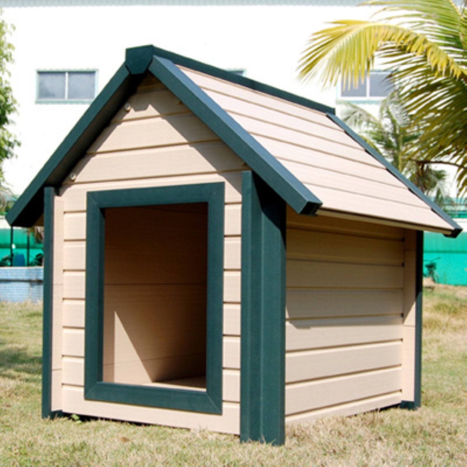 Ecoflex Bunk Style Outdoor Dog House, Dog House Bunk Bed
