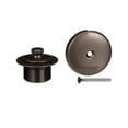 thumbnail image 2 of Moen Push-N-Lock Oil-Rubbed Bronze Tub and Shower Drain Kit with 1-1/2 Inch Threads, Drain Plug and Overflow, 2 of 6