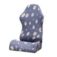 thumbnail image 1 of Office Computer Slipcovers Stretchy Polyester Covers for Reclining Racing Gaming Gaming Chair - Black and White, 1 of 6
