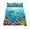Blue, variant on 3 Piece Twin Sheet Set Funny Diving Giraffe Sheets Set for Twin Size Bed, Breathable Soft Microfiber Bed Sheets Cooling Ocean Coastal Coral Fish Marine Life Fitted Sheet Deep Pocket, Pillowcases