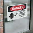 thumbnail image 4 of (2 Pack) Electrical Hazard Authorized Personnel Only OSHA Danger Sign, 4 of 7