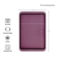 thumbnail image 3 of KitchenAid Aluminized Steel Nonstick 9x13-inch Cookie Baking Sheet Pan, Beetroot Purple, 3 of 8